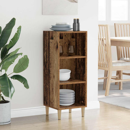 Sideboard Gammalt trä 34,5 x 32,5 x 90 cm Konstruerat trä