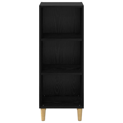 Sideboard Svart Ek 34,5 x 32,5 x 90 cm Konstruerat trä