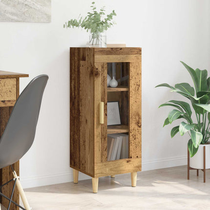 Sideboard Gammalt trä 34.5 x 32.5 x 90 cm Konstruerat trä