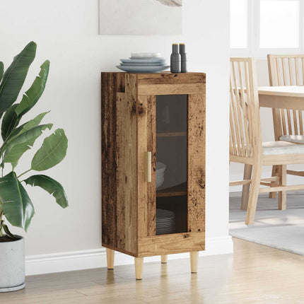 Sideboard Gammalt trä 34.5 x 32.5 x 90 cm Konstruerat trä