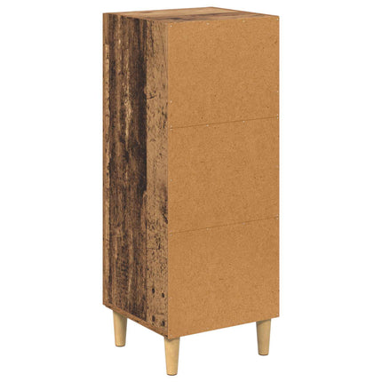 Sideboard Gammalt trä 34.5 x 32.5 x 90 cm Konstruerat trä