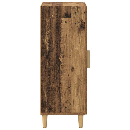 Sideboard Gammalt trä 34.5 x 32.5 x 90 cm Konstruerat trä