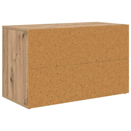Skoställ med hylla artisan ek 75 x 35 x 45 cm Konstruerat trä
