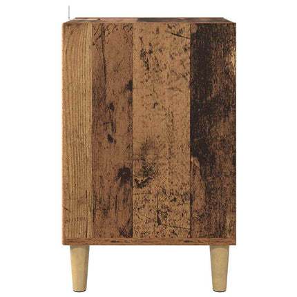 TV-skåp 100 x 35 x 55 cm Gammalt trä Konstruerat trä