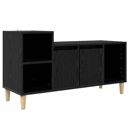 TV-skåp Svart Ek 100 x 35 x 55 cm Konstruerat trä