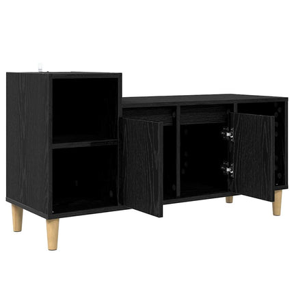 TV-skåp Svart Ek 100 x 35 x 55 cm Konstruerat trä