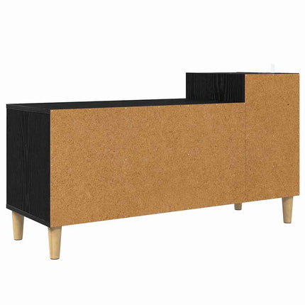 TV-skåp 100 x 35 x 55 cm Svart Ek Konstruerat trä