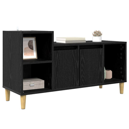 TV-skåp Svart Ek 100 x 35 x 55 cm Konstruerat trä