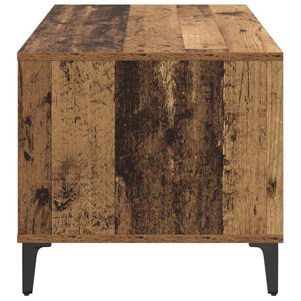 Kaffeebord med låda Gammalt trä 90 x 49 x 45 cm Konstruerat trä