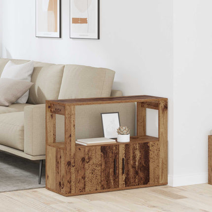 Sideboard Gammalt trä 80 x 30 x 60 cm Konstruerat trä