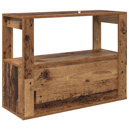 Sideboard Gammalt trä 80 x 30 x 60 cm Konstruerat trä