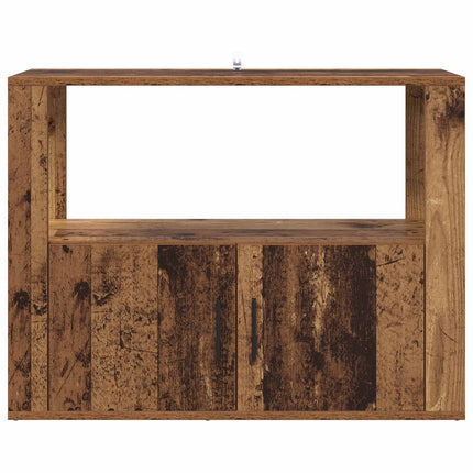 Sideboard Gammalt trä 80 x 30 x 60 cm Konstruerat trä