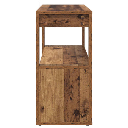 Sideboard Gammalt trä 80 x 30 x 60 cm Konstruerat trä