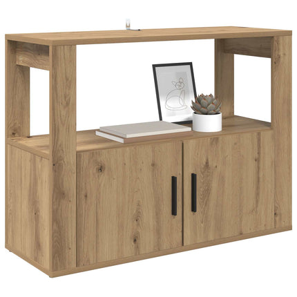 Sideboard artisan ek 80 x 30 x 60 cm Konstruerat trä