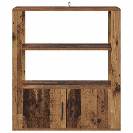 Sideboard Gammalt trä 30 x 80 x 90 cm Konstruerat trä