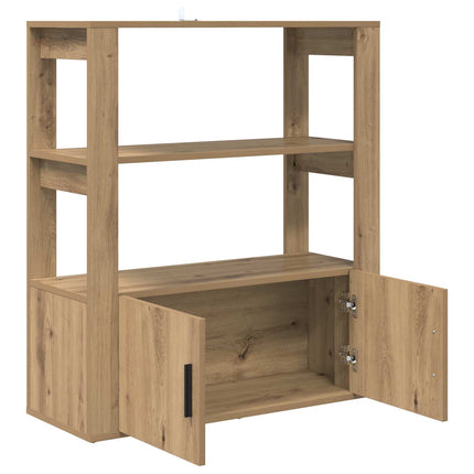 Sideboard artisan ek 30 x 80 x 90 cm Konstruerat trä
