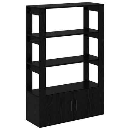 Sideboard Svart ek 30 x 80 x 119.5 cm Konstruerat trä