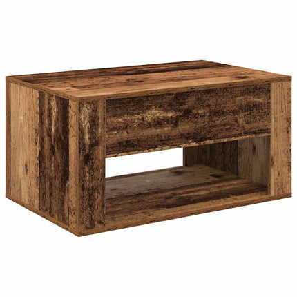 Kaffeebord Gammalt trä 80 x 50 x 40 cm Konstruerat trä