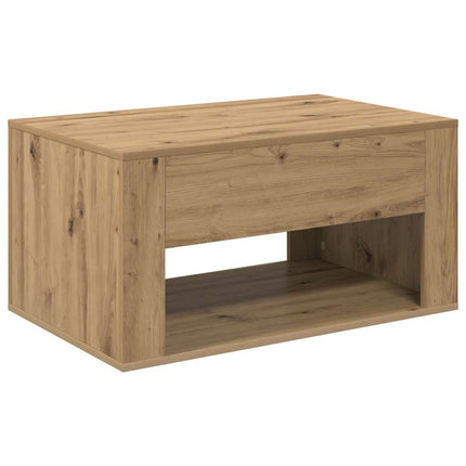 Kaffeebord Artisan Ek 80 x 50 x 40 cm Konstruerat trä