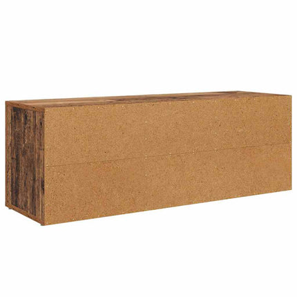 TV-skåp 100 x 31,5 x 35 cm Gammalt trä Konstruerat trä