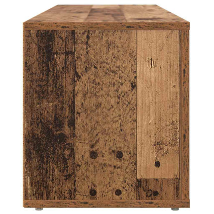TV-skåp 100 x 31,5 x 35 cm Gammalt trä Konstruerat trä