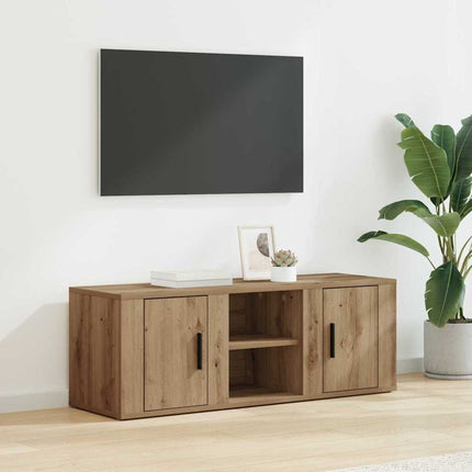 TV-skåp Artisan Ek 100 x 31,5 x 35 cm Konstruerat trä