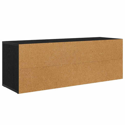 TV-skåp Svart Ek 100 x 31,5 x 35 cm Konstruerat trä