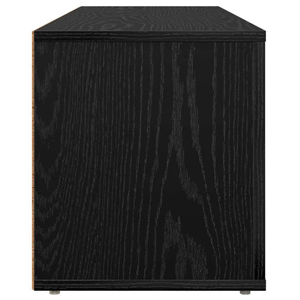 TV-skåp Svart Ek 100 x 31,5 x 35 cm Konstruerat trä