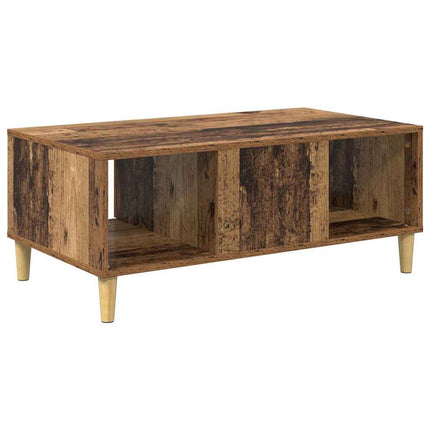 Kaffeebord Gammalt trä 90 x 50 x 26.5 cm Konstruerat trä