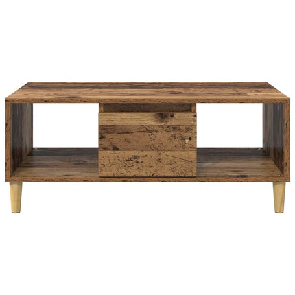 Kaffeebord Gammalt trä 90 x 50 x 26.5 cm Konstruerat trä