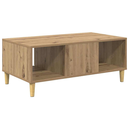Kaffeebord Artisan Ek 90 x 50 x 26.5 cm Konstruerat trä