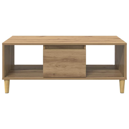 Kaffeebord Artisan Ek 90 x 50 x 26.5 cm Konstruerat trä