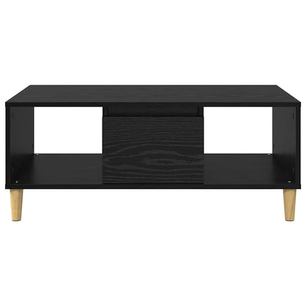 Kaffeebord Svart Ek 90 x 50 x 26.5 cm Konstruerat trä