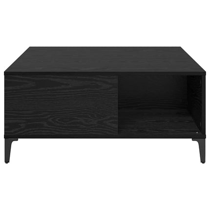 Kaffeebord Svart Ek 80 x 80 x 36,5 cm Konstruerat trä