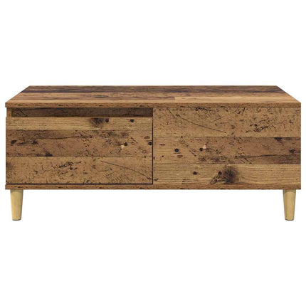 Kaffeebord Gammalt trä 90 x 50 x 35 cm Konstruerat trä