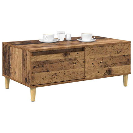Kaffeebord Gammalt trä 90 x 50 x 35 cm Konstruerat trä