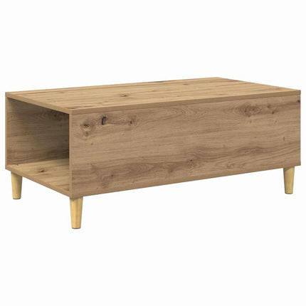 Kaffeebord Artisan Ek 90 x 50 x 35 cm Konstruerat trä