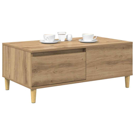 Kaffeebord Artisan Ek 90 x 50 x 35 cm Konstruerat trä