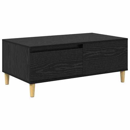 Kaffeebord Svart Ek 90 x 50 x 35 cm Konstruerat trä