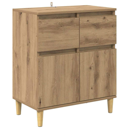 Sideboard med låda Artisan Ek 60 x 35 x 70 cm Konstruerat trä