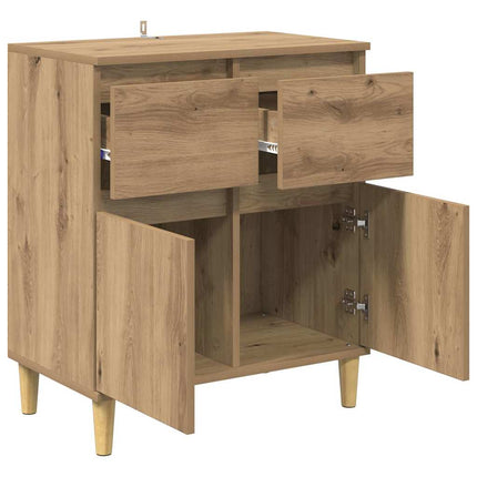 Sideboard med låda Artisan Ek 60 x 35 x 70 cm Konstruerat trä