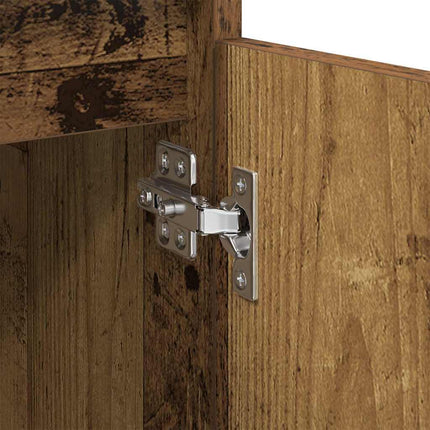 Sideboard Gammalt trä 60 x 35 x 70 cm Konstruerat trä och järn