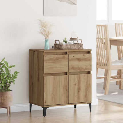 Sideboard Artisan Ek 60 x 35 x 70 cm Konstruerat trä och järn