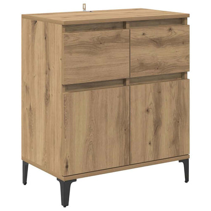Sideboard Artisan Ek 60 x 35 x 70 cm Konstruerat trä och järn