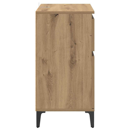 Sideboard Artisan Ek 60 x 35 x 70 cm Konstruerat trä och järn