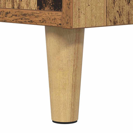 Nattduksbord Gammalt trä 40 x 35 x 70 cm Konstruerat trä