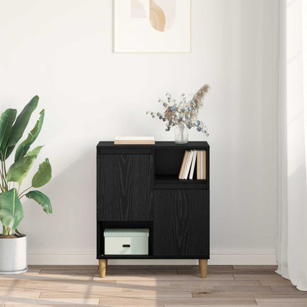 Sideboard Svart ek 35 x 60 x 70 cm Konstruerat trä