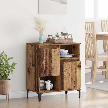 Sideboard Gammalt trä 60 x 35 x 70 cm Konstruerat trä