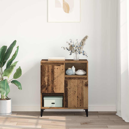 Sideboard Gammalt trä 60 x 35 x 70 cm Konstruerat trä