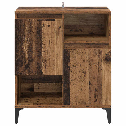Sideboard Gammalt trä 60 x 35 x 70 cm Konstruerat trä